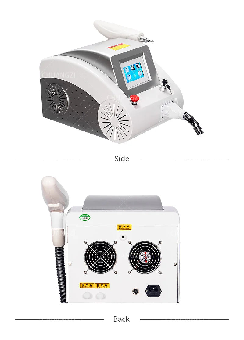 Professional Nd Yag Pico Laser Tattoo Removal 755nm 1064nm 532nm 1320nm Machine Neodymium Picosecond Eyebrow Q Switch